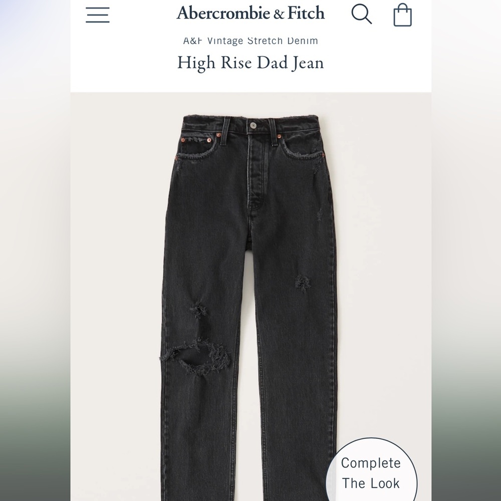 Abercrombie & Fitch - High Rise Dad Jean